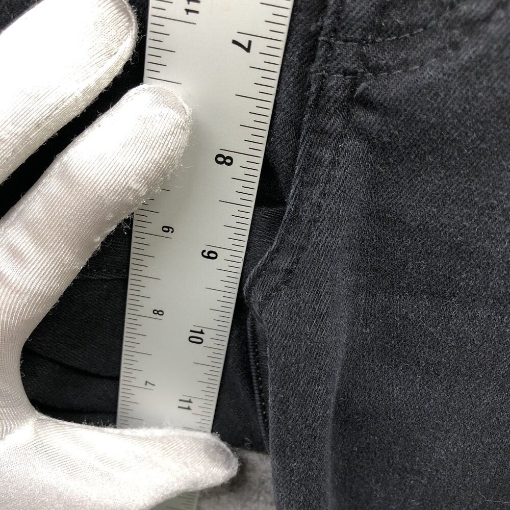 Madewell 9'' Mid Rise Skinny Jean Womens Size 27 Black Stretch - Picture 9 of 12